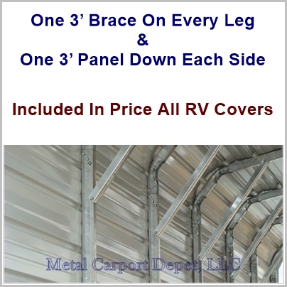 Center Braces On Metal Carport